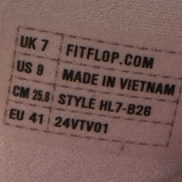 FITFLOP WEBBING BACK STRAP SANDALS. WILD LILAC - Picture 11 of 11